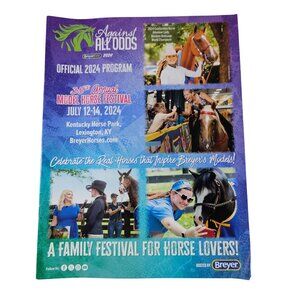 BreyerFest 2024 Against All Odds Official Program Breyer Model Horse Event